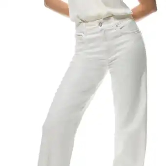 NWT Paige Skyline boot white jean  - size 28 - Picture 2 of 4